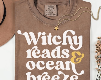 Camiseta Summerween Ghost Comfort Colors: Camiseta para amantes de livros assustadores