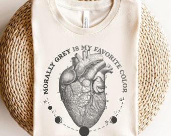 Camiseta Moralmente Gris: Camiseta Lectora Picante y Apasionada de los Libros