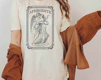 Aphrodite shirt, Greek mythology, bookish merch, Literature teacher, Philosopher gifts, The Iliad Odyssey, poet book club, Medusa costume