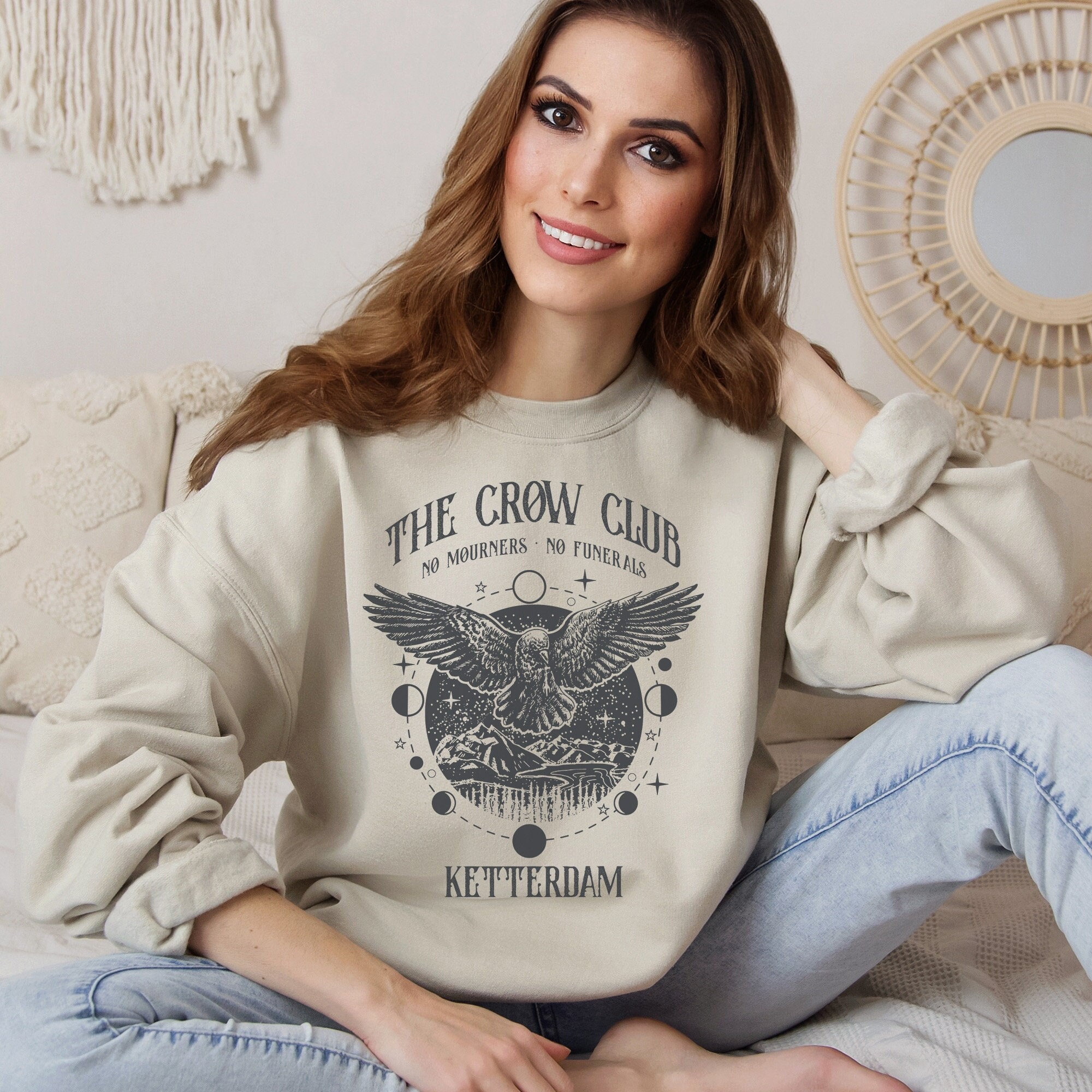 Six of Crows Shirt, No Mourners Merch, Ketterdam Crow Club ...