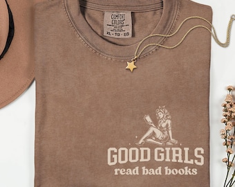 T-shirt Good Girl, chemise de lecture Smut, chemise Romance Club, t-shirt Book Lover, couleurs confortables, cadeau livresque, chemise Dark Romance, lecteur de romance