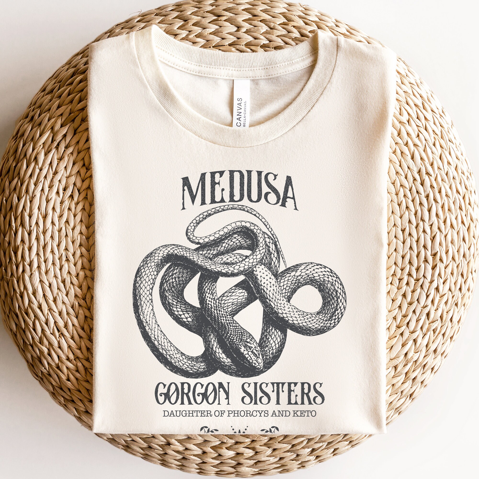 Medusa Shirt: Greek Mythology Bookish Tee, Literature Gift
