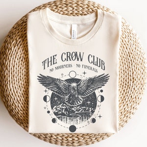 [NOT4NERD] Flock Of Crows T-Shirts /追跡付 Six of Crows Shirt, No Mourners Merch, Ketterdam Crow Club