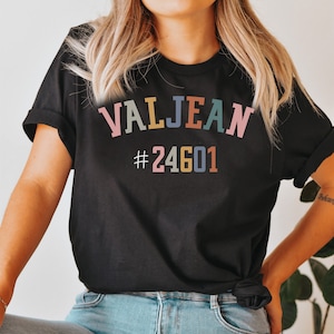Le miserable shirt, Les miserables shirt, booktok merch, Bookish t-shirt, classic Literature, jean Valjean shirt