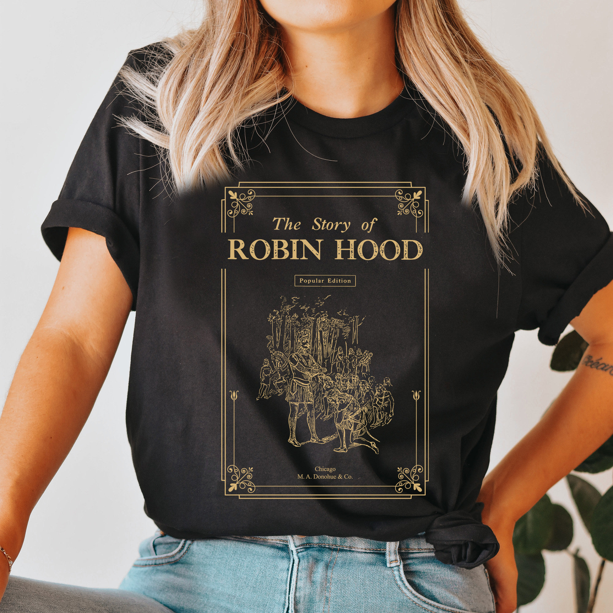 Robin Hood Shirt Sherwood Forest Tee Little John Tshirt English Teacher Gift Book Club Sweatshirt Children s Books Classic Literature Etsy