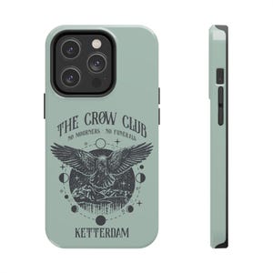 Six of Crows iPhone Case: Ketterdam Crow Club Romantasy Gift image 3