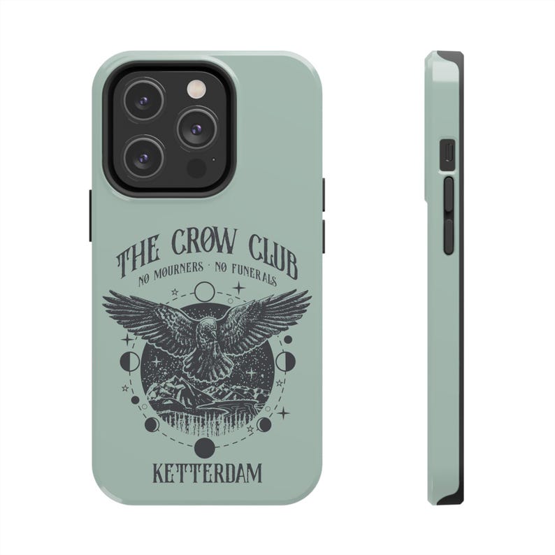 Six of Crows iPhone Case: Ketterdam Crow Club Romantasy Gift image 3
