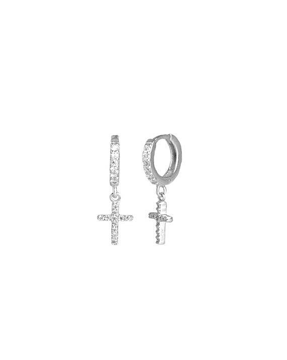 Pack De 3 Pares De Pendientes De Cruz En Plata De Ley 925 – Pequeños Y Elegantes, Hipoalergénicos, Ideales Para Mujer Y Hombre