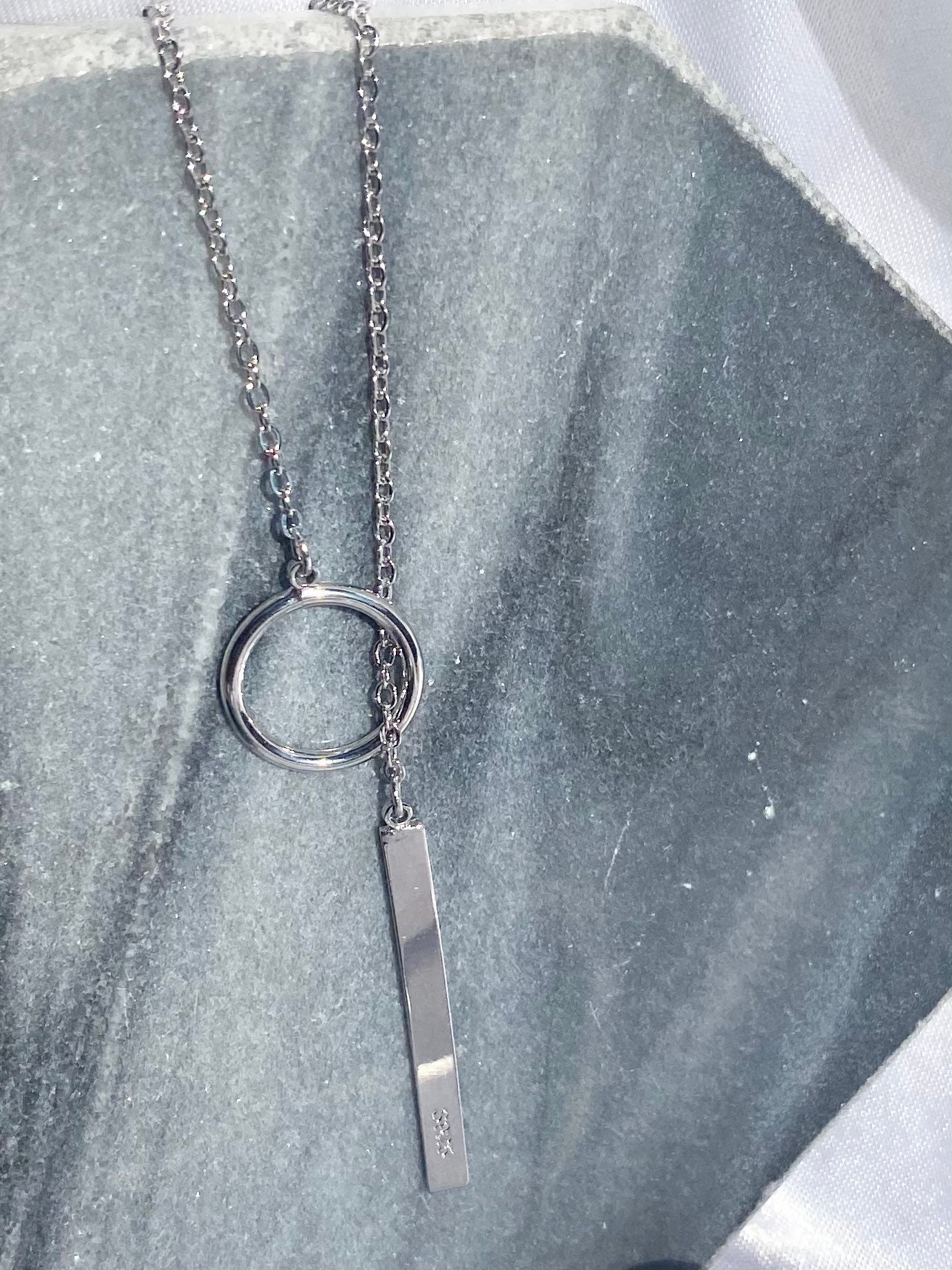 Y Necklace Lariat Necklace Gold Bar and Circle Necklace Choker Etsy UK