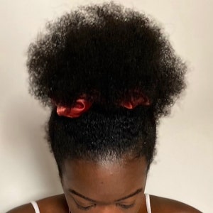 Scrunchie extra grande para cabelos grossos Scrunchie extra grande para cabelos afros Scrunchie jumbo grande, EL scrunchie presente de ano novo e natal