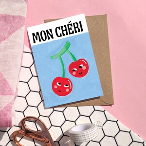 Mon Cheri - Cartão de Aniversário / Dia dos Namorados