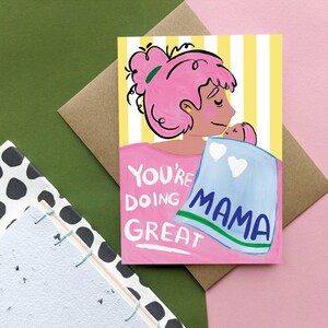 Carte de soutien pour les nouvelles mamans - Vous allez bien image 2