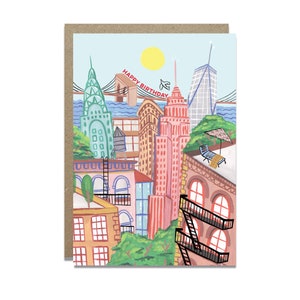 Cartão de aniversário de NYC imagem 3