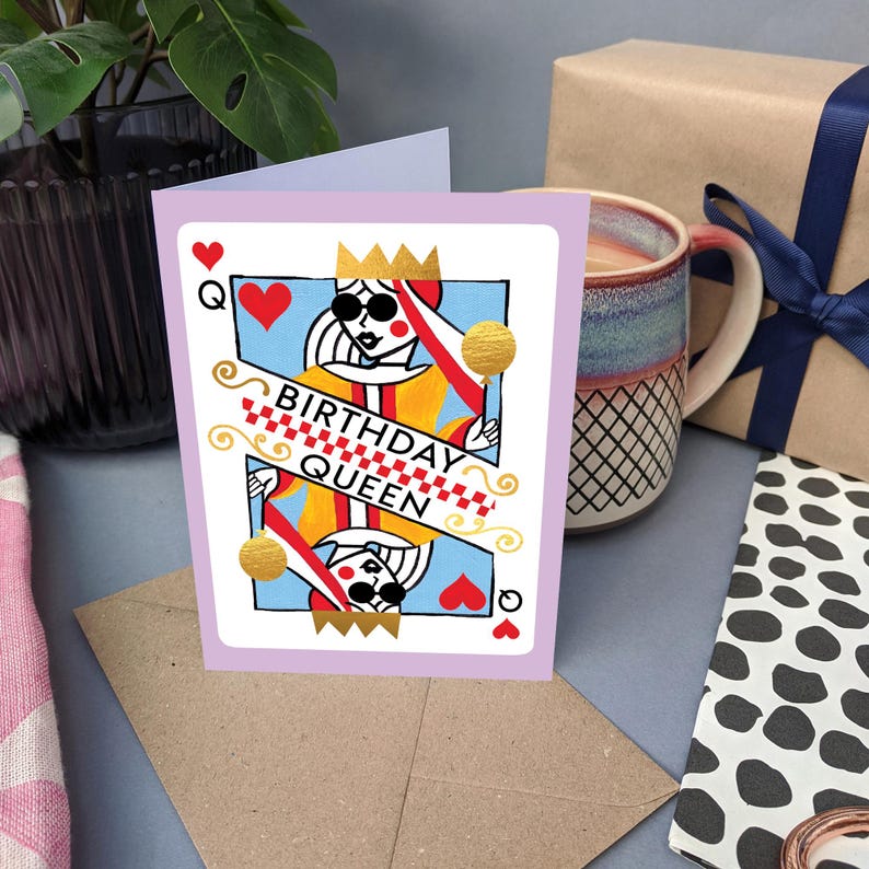 Carte Reine d'anniversaire image 1