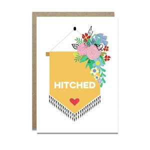 Carte de mariage attelée image 3