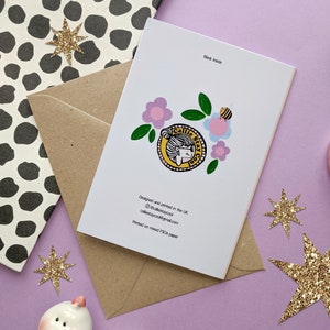 Carte pour bébé - Hippie rétro - Design unisexe image 5