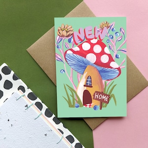 Cartão Toadstool New Home