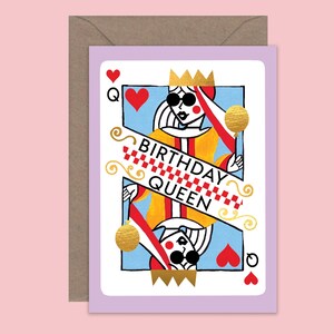 Carte Reine d'anniversaire image 2