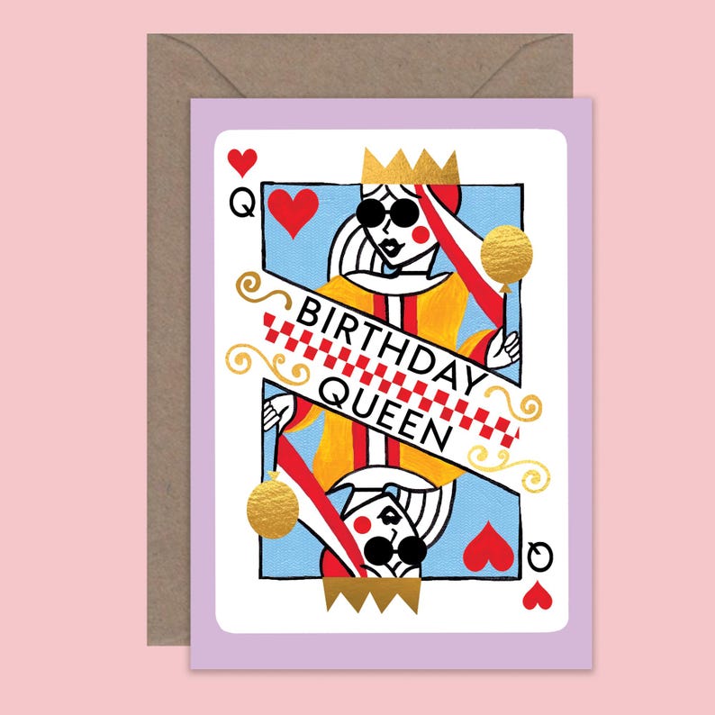 Carte Reine d'anniversaire image 2