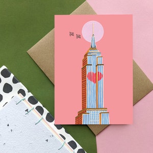 Cartão de amor Empire State imagem 2