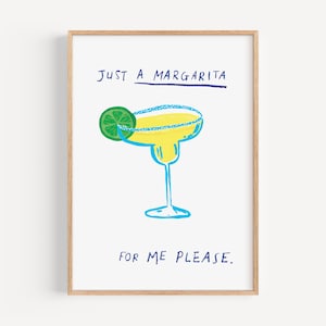 Margarita Cocktail Art Print