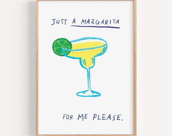 Margarita Cocktail Art Print