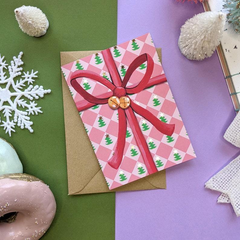 Carte de voeux cadeau de Noël image 1