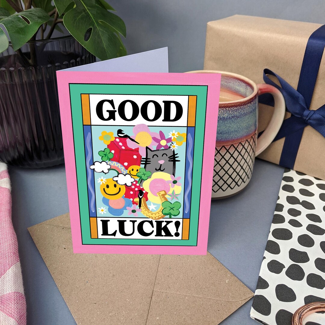 Good Luck Card - Lucky Charms Card - Etsy