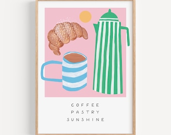 Café Pastéis Sunshine Print
