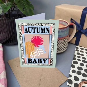 Nieuwe babykaart: herfst