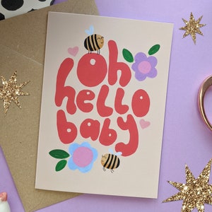 Carte pour bébé - Hippie rétro - Design unisexe image 7