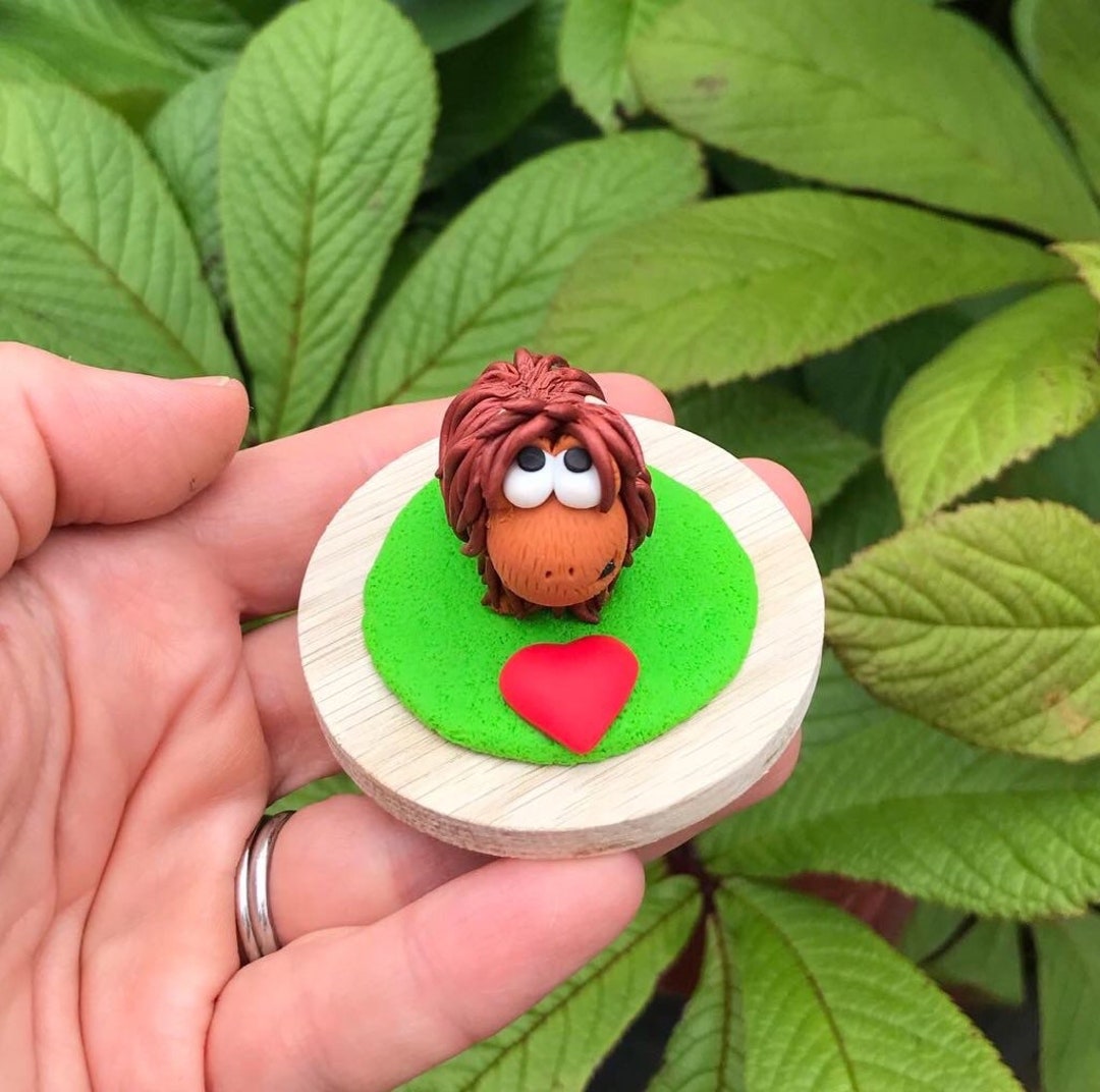 Mini Highland Cow Gift Highland Cow Art Cow Lovers Gift Etsy New Zealand