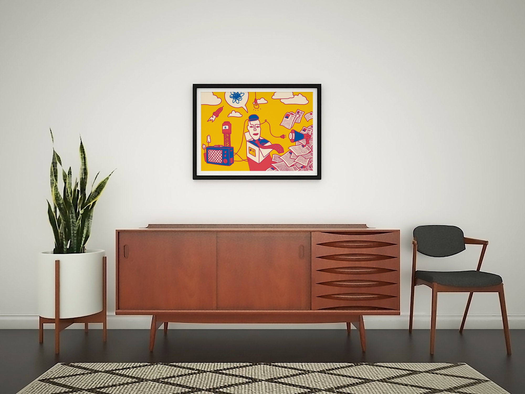 Abstract Art Print Printable Horizontal Wall Art - Etsy