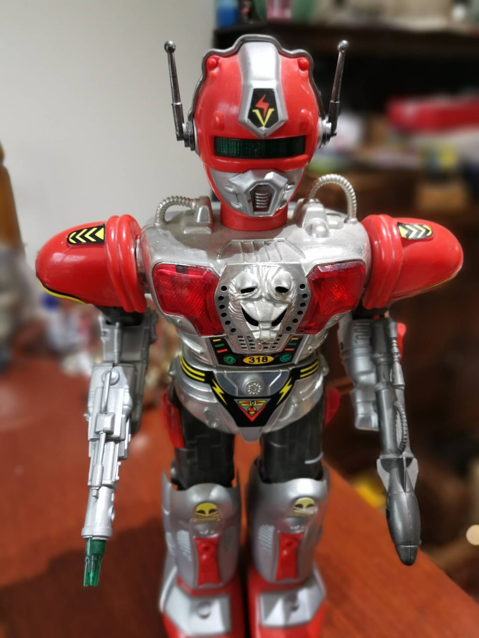Retro Toy Red Robot Leader Zadak SA 318 1994 Son Ai Bo Etsy
