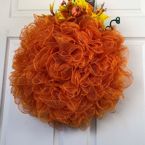 Fall Pumpkin Wreath , Autumn Front Door, Fall Wreath for Front Door, Autumn Wreath, Fall Door Decoration, Autumn Wreath, Pumpkin Wreath