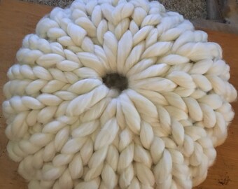 Merino Wool Roving Pillow