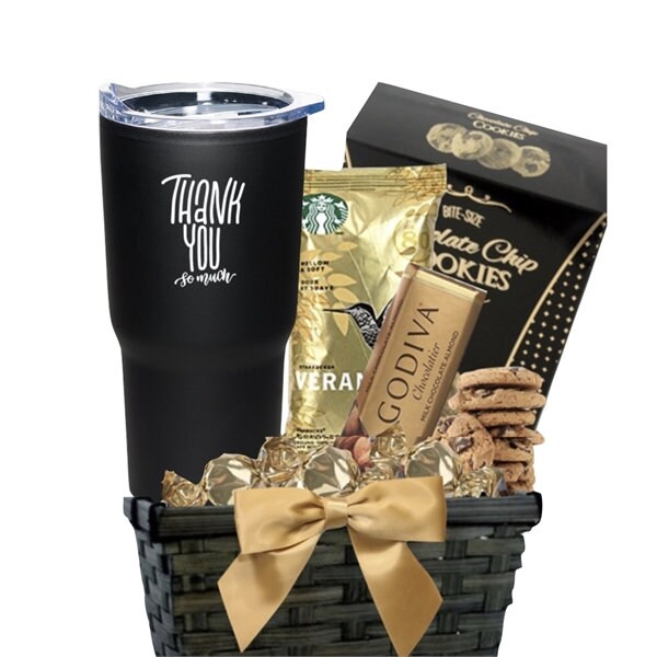 Thank You Starbucks Coffee & Cookie Basket - Etsy