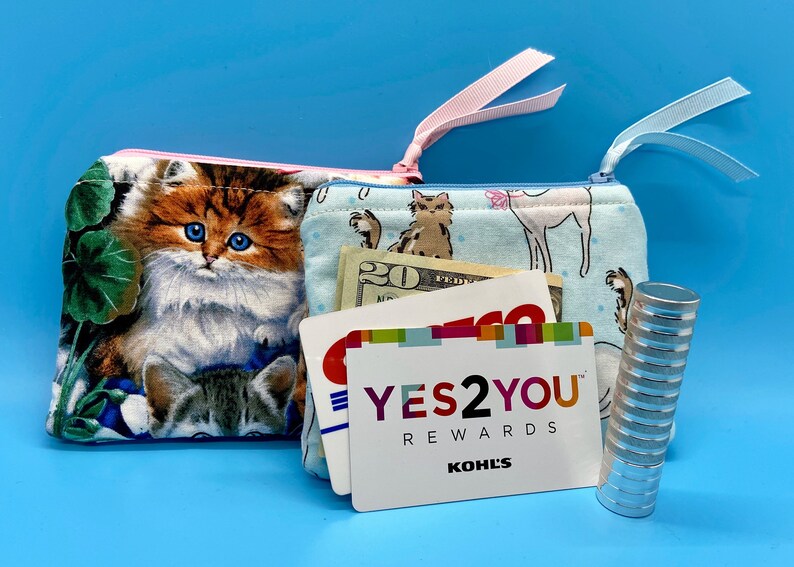 cat lover gift Cardcash pouch credit card pouch cat card pouch cat cardcash pouch cat coin pouch cat mom gift