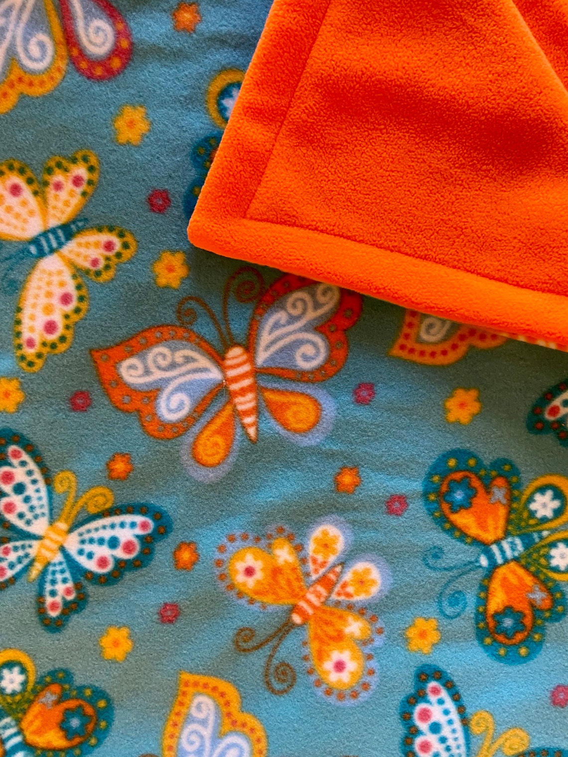 Butterfly Throw Blanket Butterfly Fleece Blanket Butterfly - Etsy