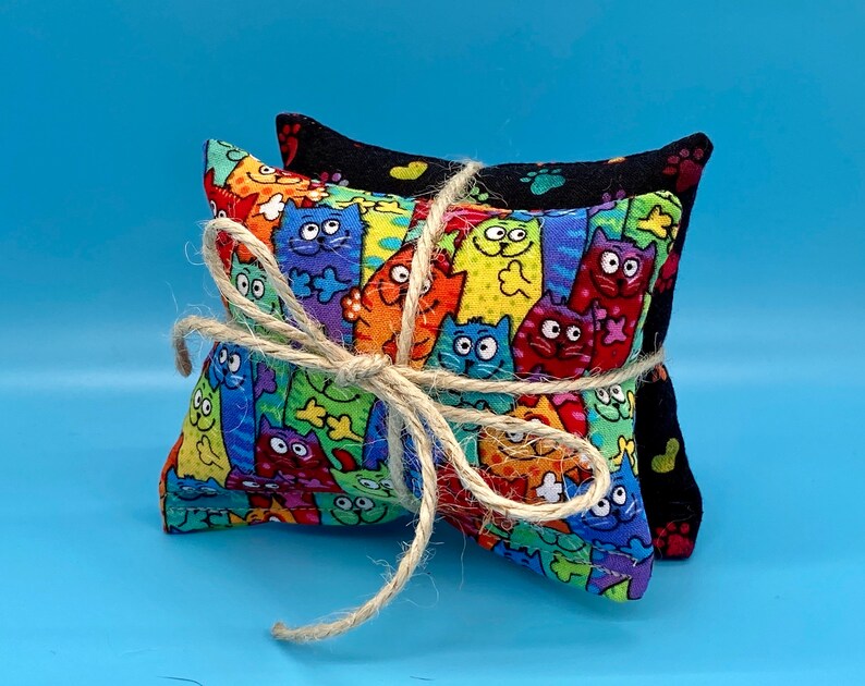 Catnip pillows Set of 2 Catnip toys cat toy catnip pillow Etsy