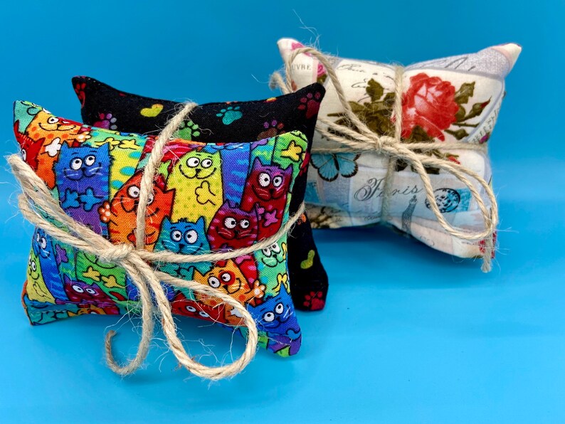 Catnip pillows Set of 2 Catnip toys cat toy catnip pillow Etsy