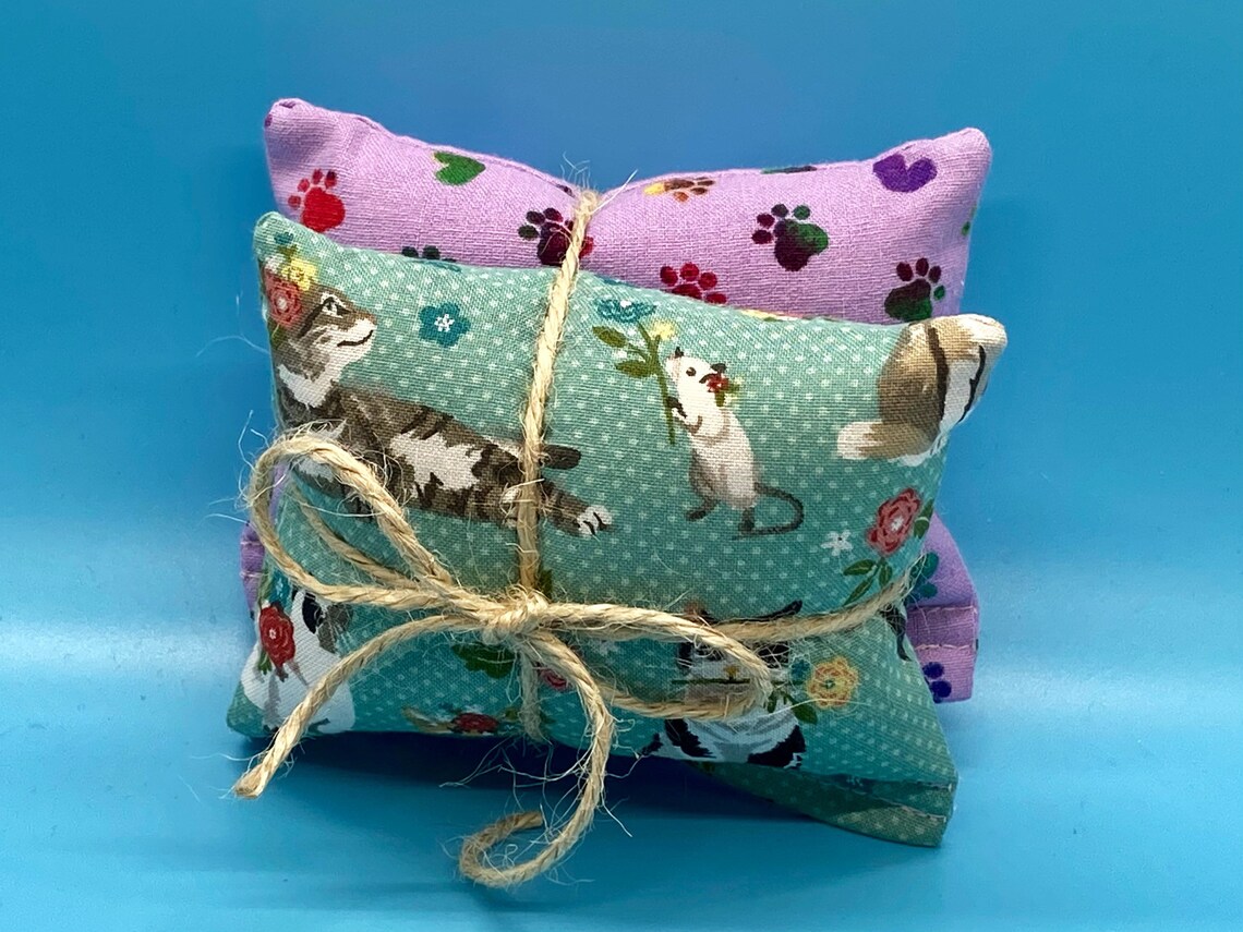 Catnip pillows Set of 2 Catnip toys cat toy catnip pillow Etsy