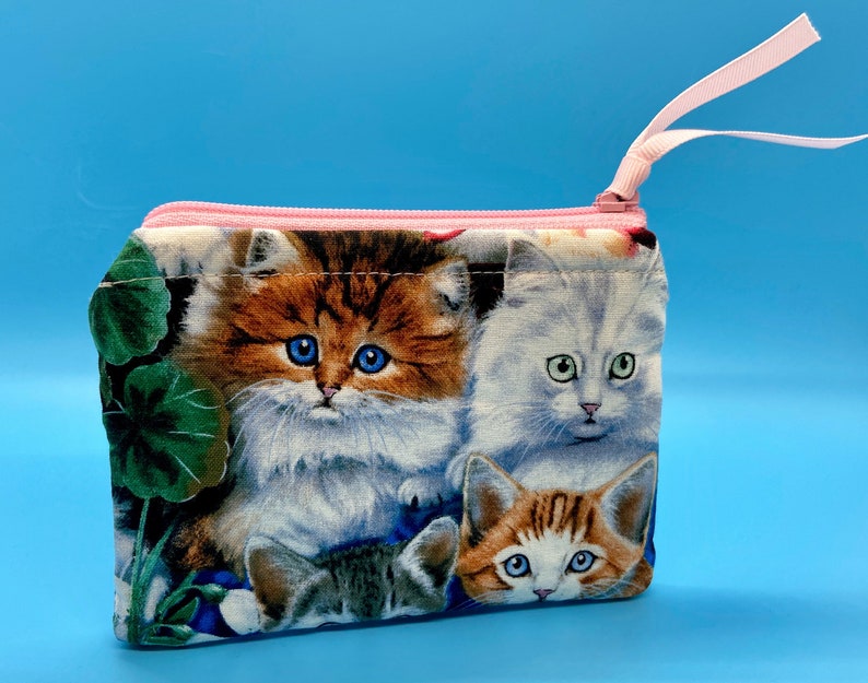 cat lover gift Cardcash pouch credit card pouch cat card pouch cat cardcash pouch cat coin pouch cat mom gift
