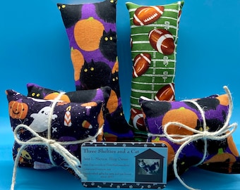 Halloween Catnip Toys - Catnip pillows OR small kicker - cat toys - catnip pillow toys - cat gift - organic catnip pillows