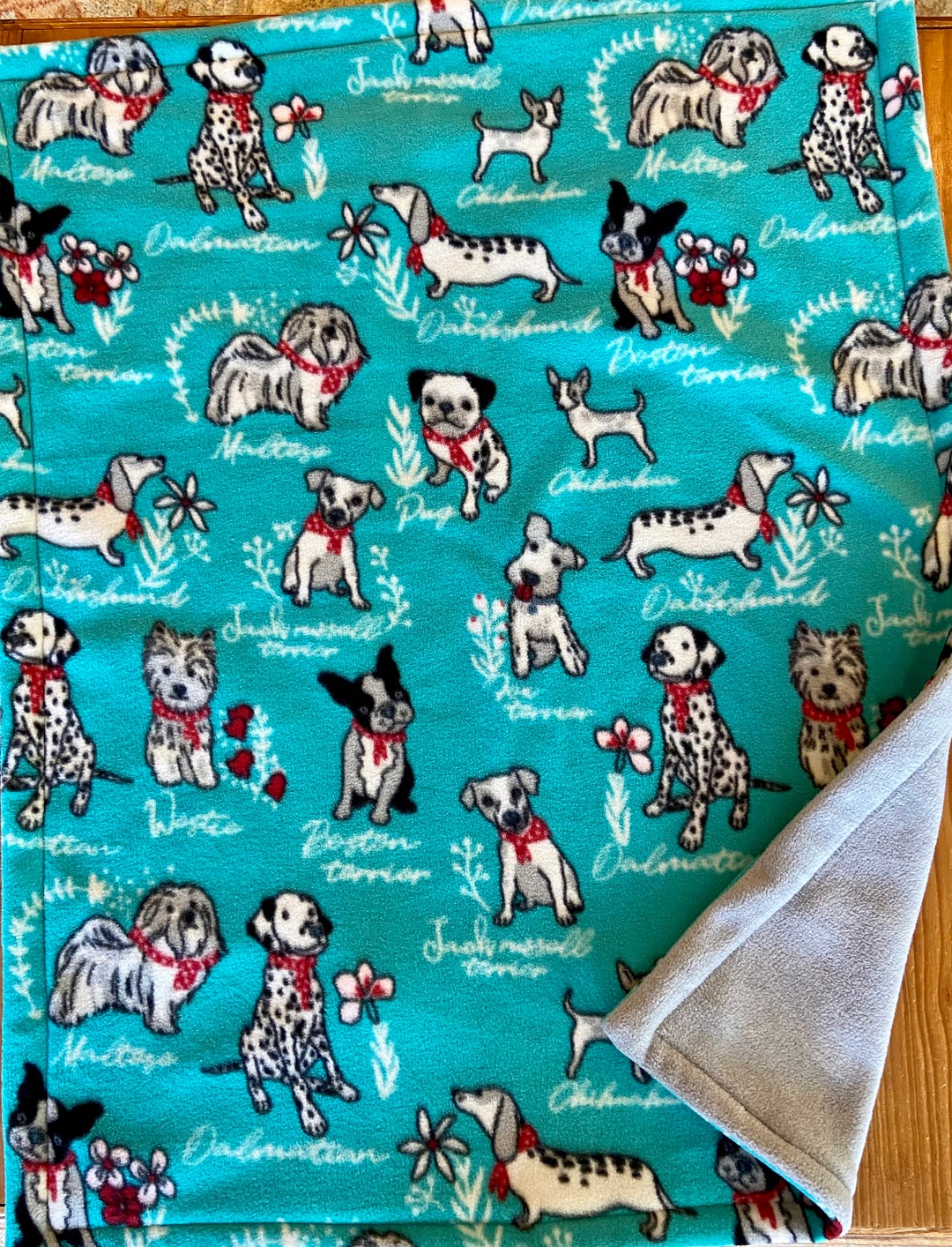 Personalized Dog Blanket, Pet Blanket, Fleece Dog Blanket, Dog Gift