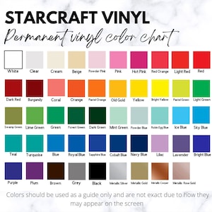 StarCraft HD selbstklebende Vinyl | 31 x 1,5 cm | Aufkleber Vinyl | Permanent Vinyl | Vinyl-Blätter | 50+ Farben erhältlich