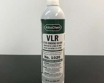 AlbaChem® VLR Vinyl Letter Removing Solvent 20oz - Vinyl Remover - HTV remover