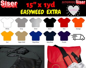 Siser EasyWeed Extra HTV - 15" x 1 Yard Roll, Heat Transfer Vinyl