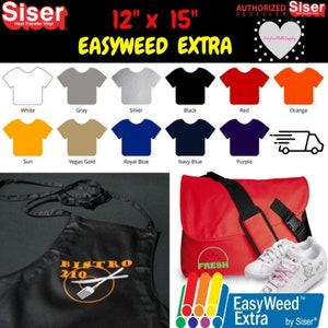 Siser Easyweed Extra / 12x 15 / 1-sheet / Siser EasyWeed Extra HTV / Heat Transfer Vinyl / Vinyl for nylon image 1