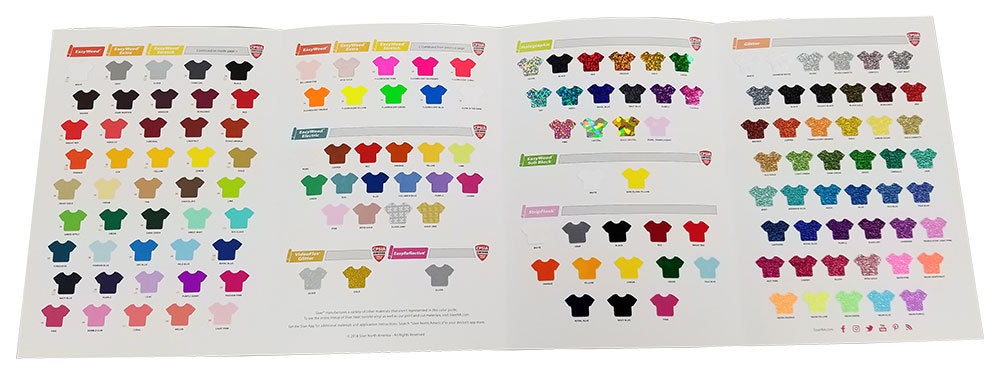 Siser Easyweed Stretch Color Chart